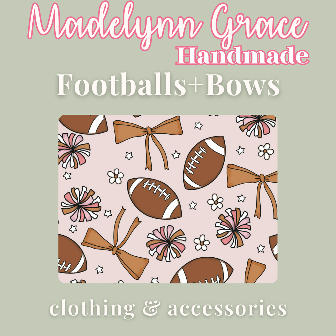 Footballs + Bows