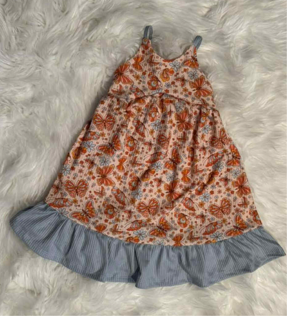 Butterfly Floral Paxtyn Dress 2T & 5T