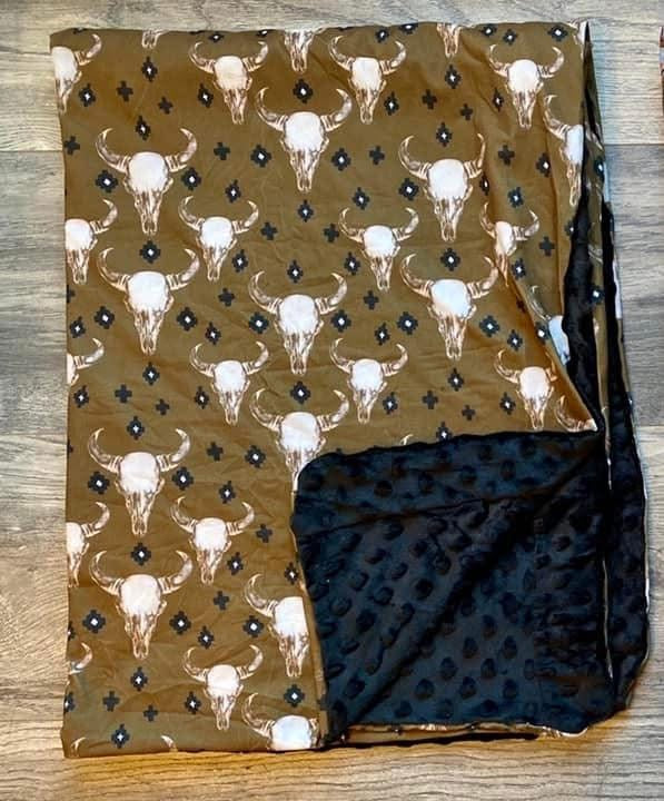 Custom Minky Sherpa Blanket