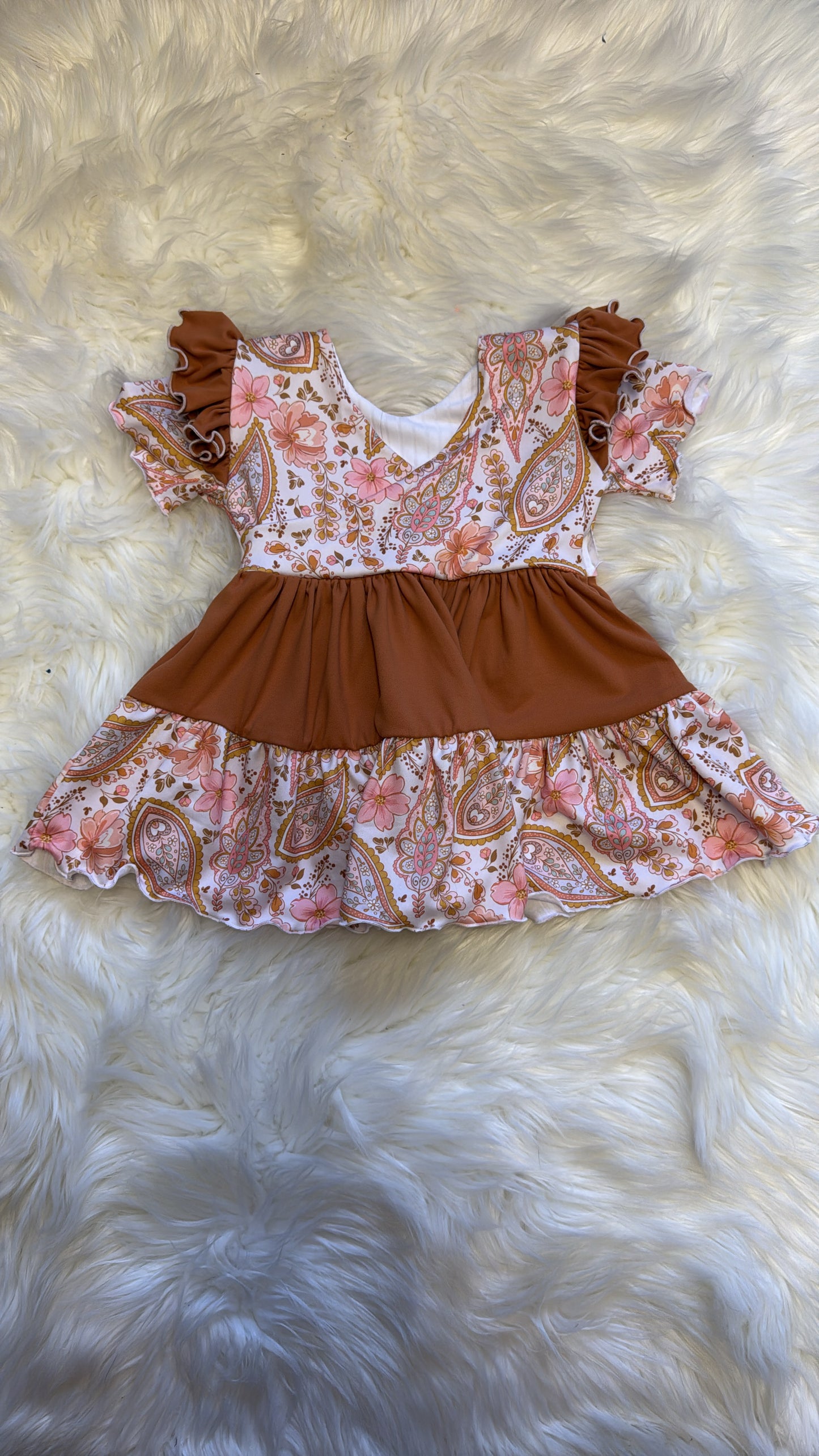 Paisley Magnolia Peplum 2T
