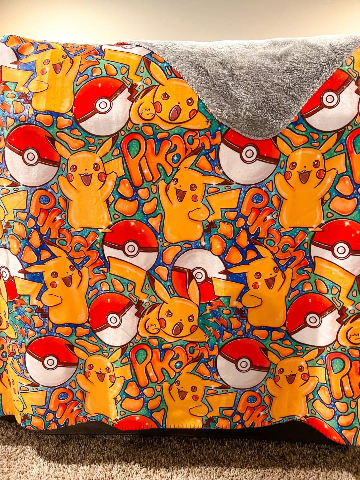 Custom Minky Sherpa Blanket