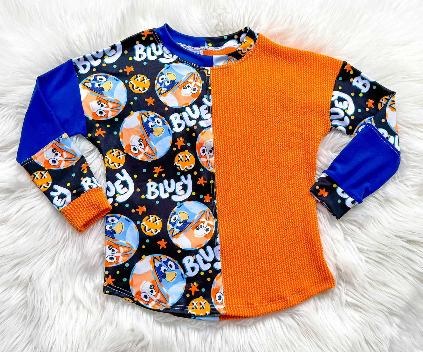 6/7Y Colorblocked Dolman Tee