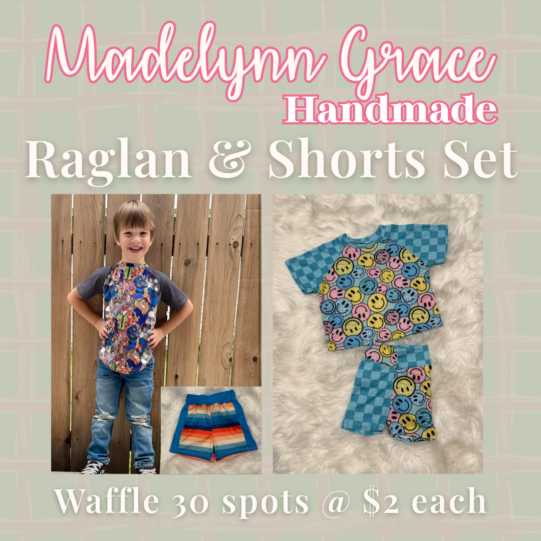 Waffle Wednesday - Raglan & Shorts Set