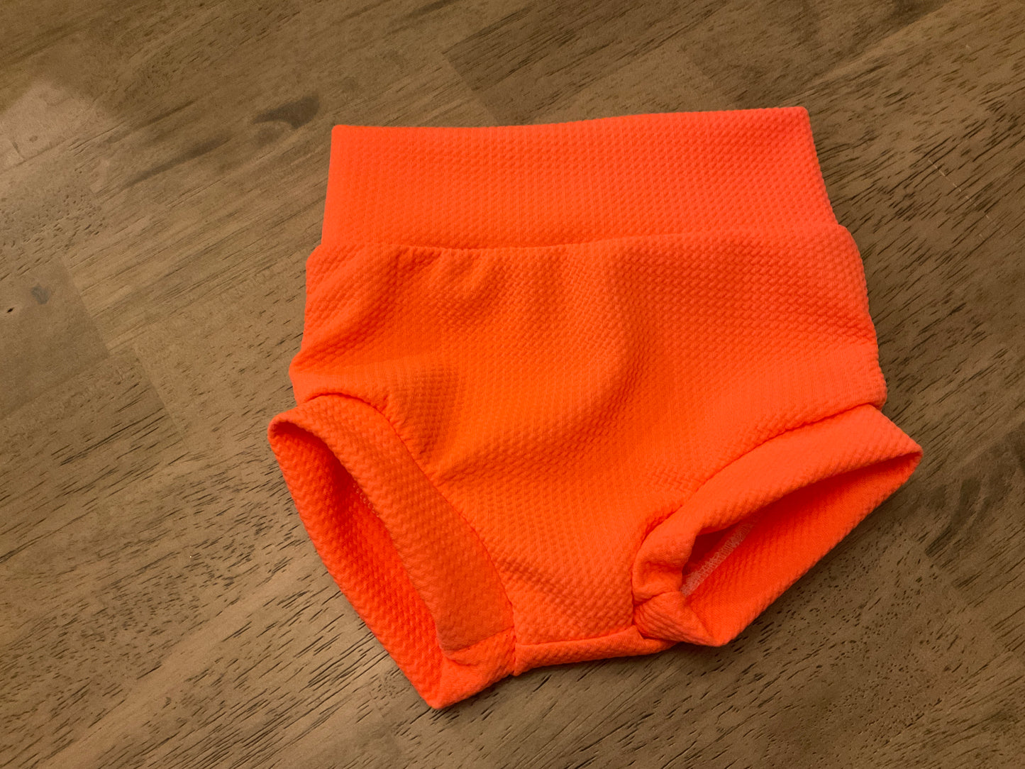 Neon Coral Bummies 12/18M