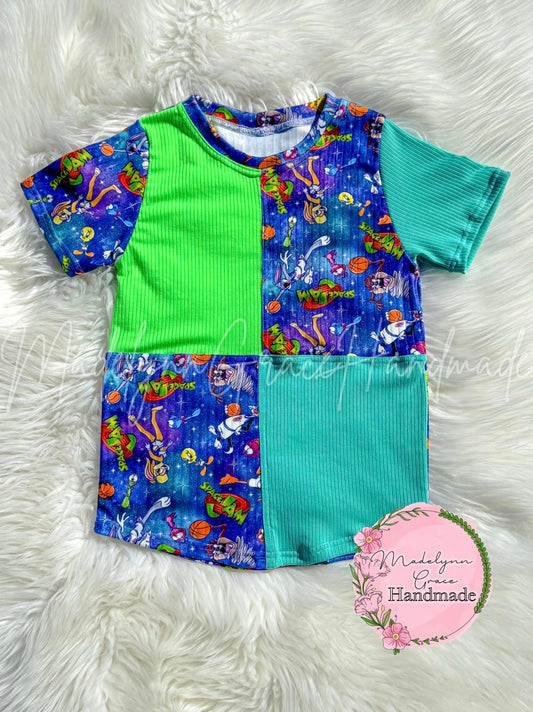 6/7Y Space Jam Maddox Tee