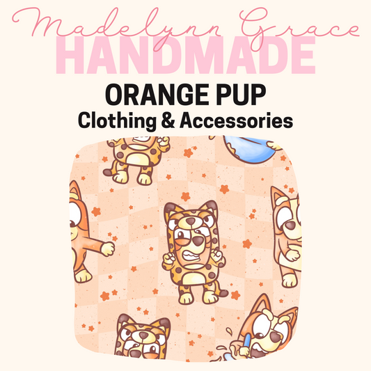 Orange Pup- Character Drop- Kids Clothing & Accessories