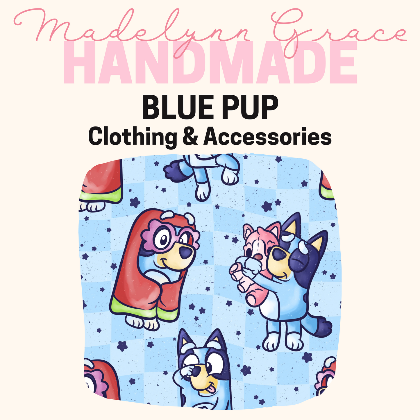 Blue Pup- Character Drop- Kids Clothing & Accessories