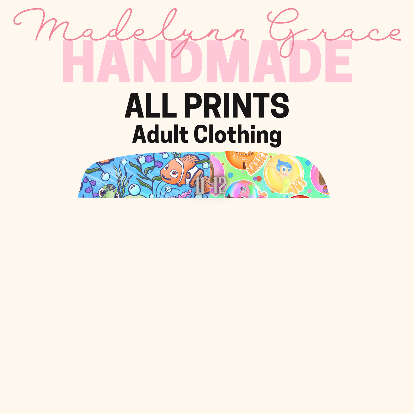 Character Drop - Adult Clothing