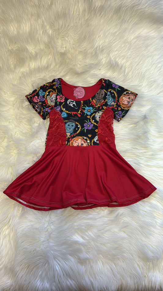 Horror Love Twylah Peplum 4T