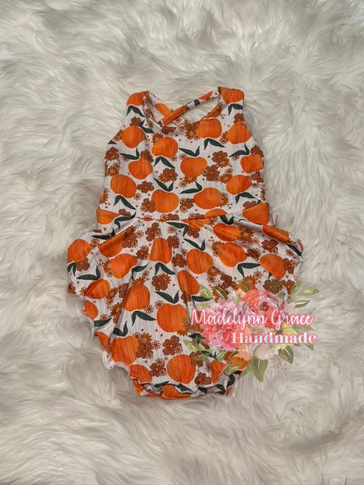 Oranges Skirted Romper 2T