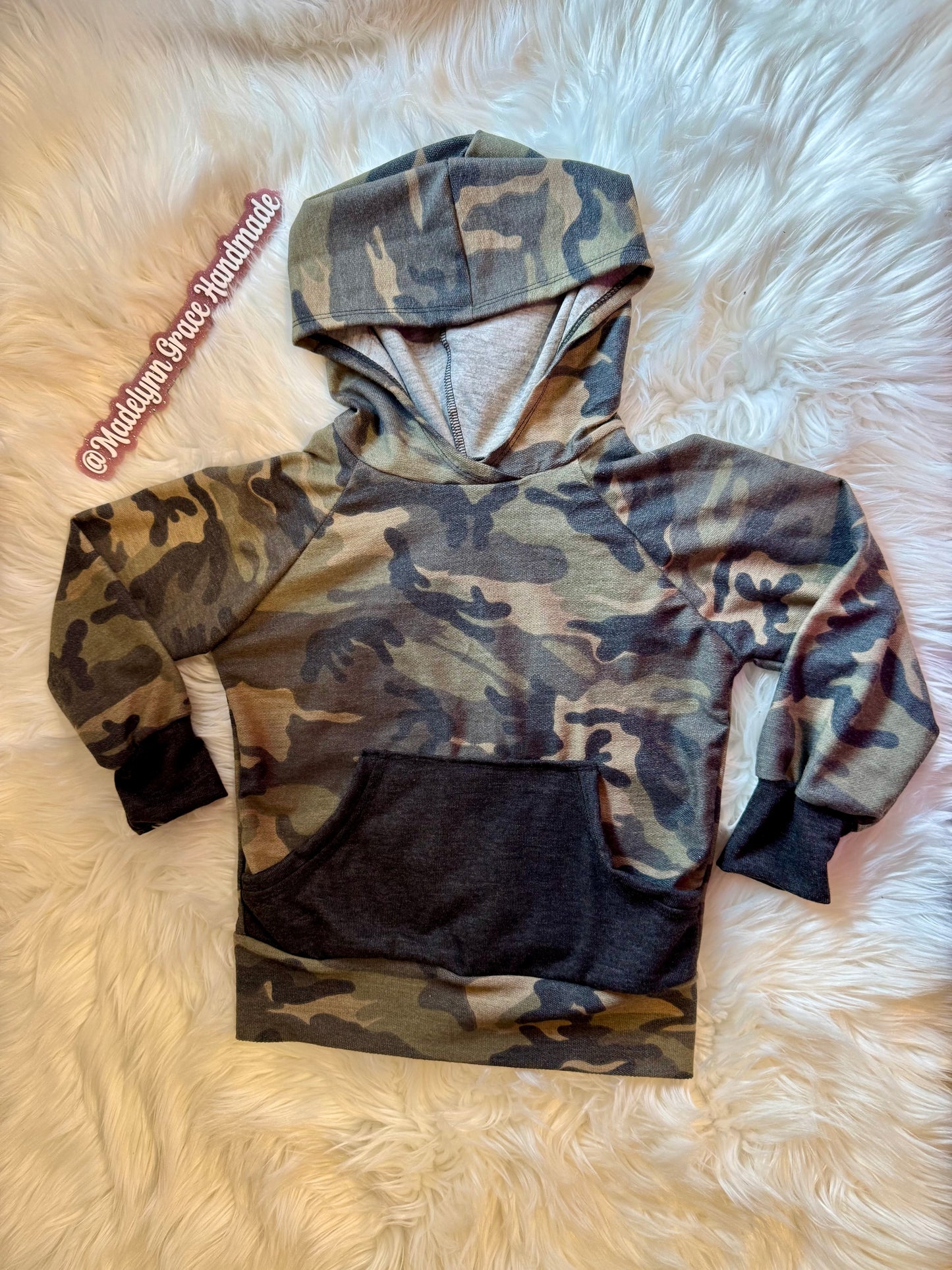 Camo French Terry Hoodie 4T & 6/7