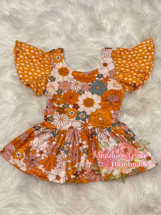Flutter Floral Top 4T