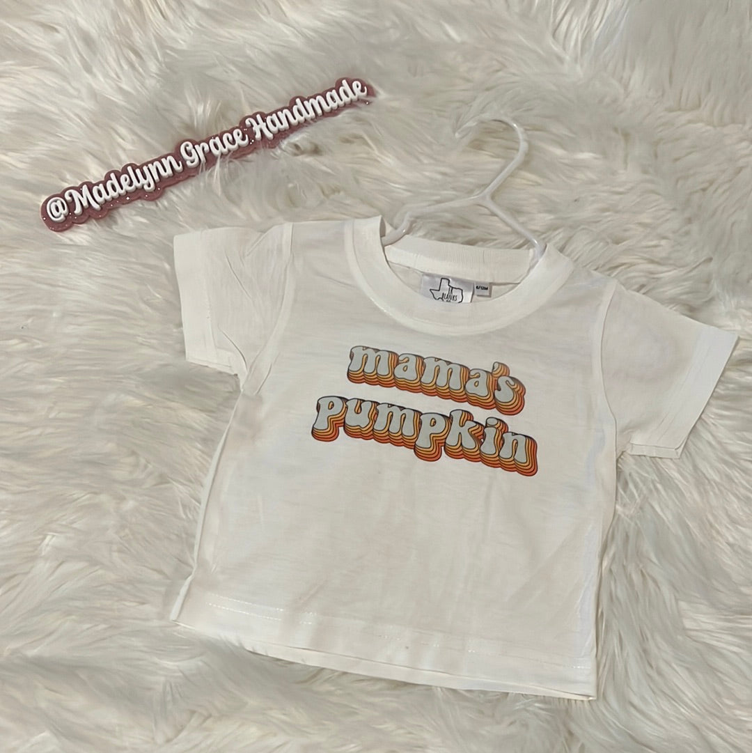 RTS- 6/12m Mama’s Pumpkin Sub Tee