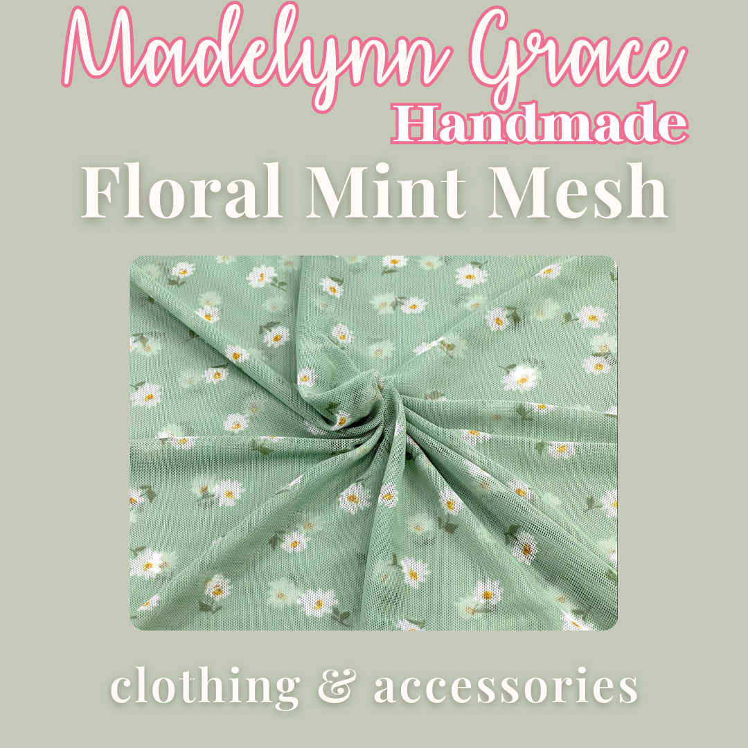 Floral Mint Mesh
