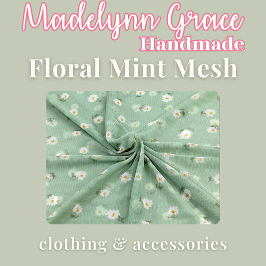 Floral Mint Mesh