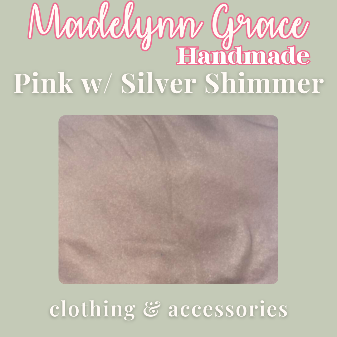 Pink w/ Silver Shimmer