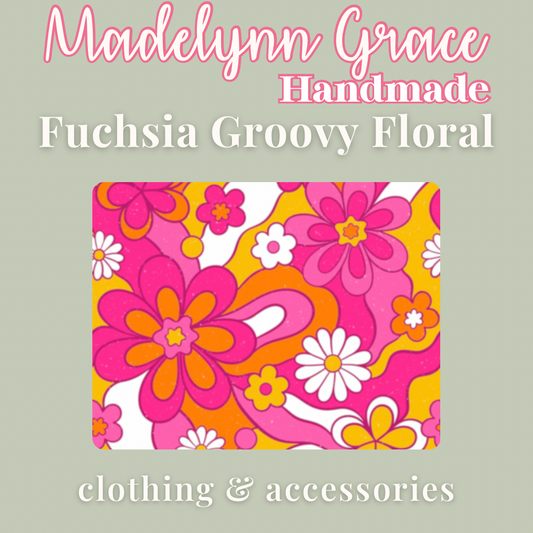 Fuchsia Groovy Floral