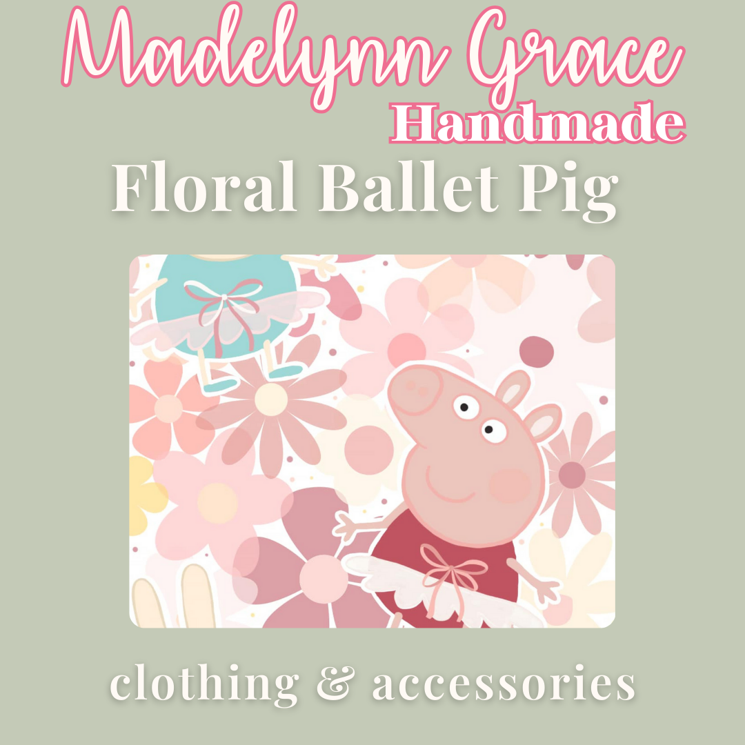 Floral Ballet Pig