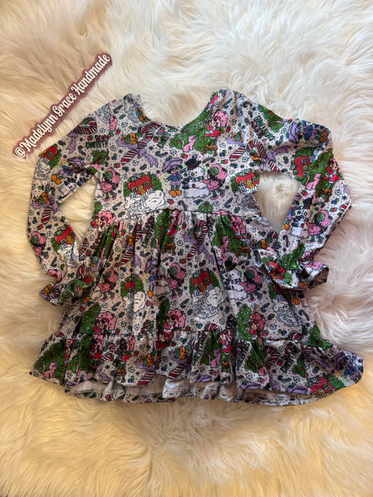 Winterberry Shortcake Tilly Peplum 7/8