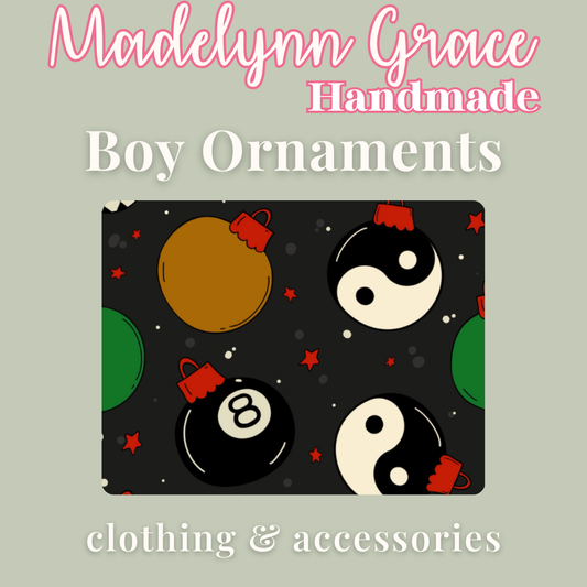 Boy Ornaments