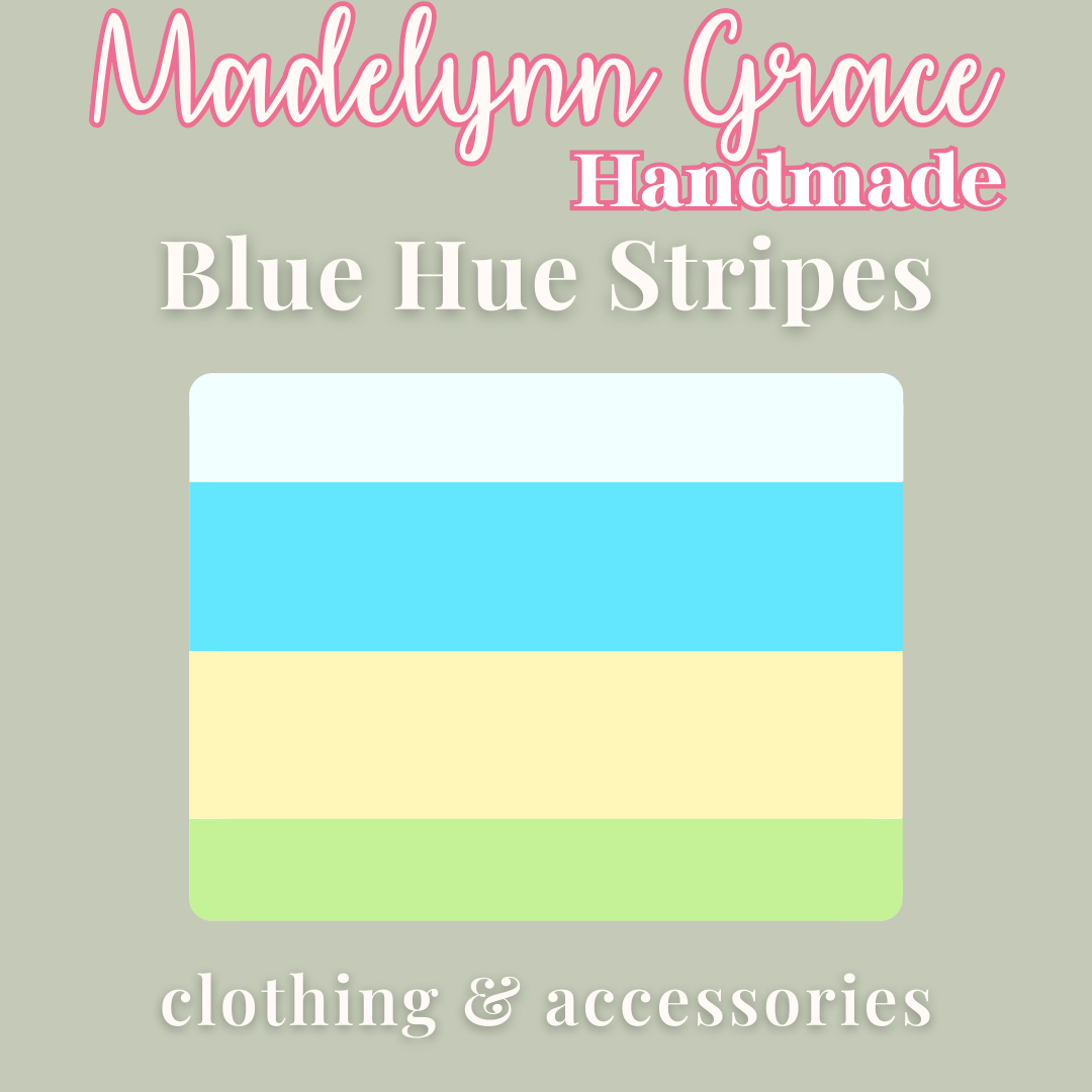Blue Hue Stripes
