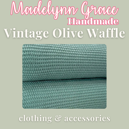 Vintage Olive Waffle