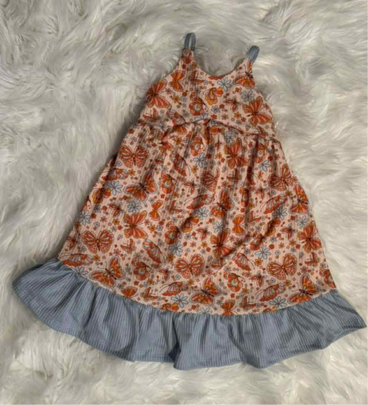 Butterfly Floral Paxtyn Dress 2T & 5T