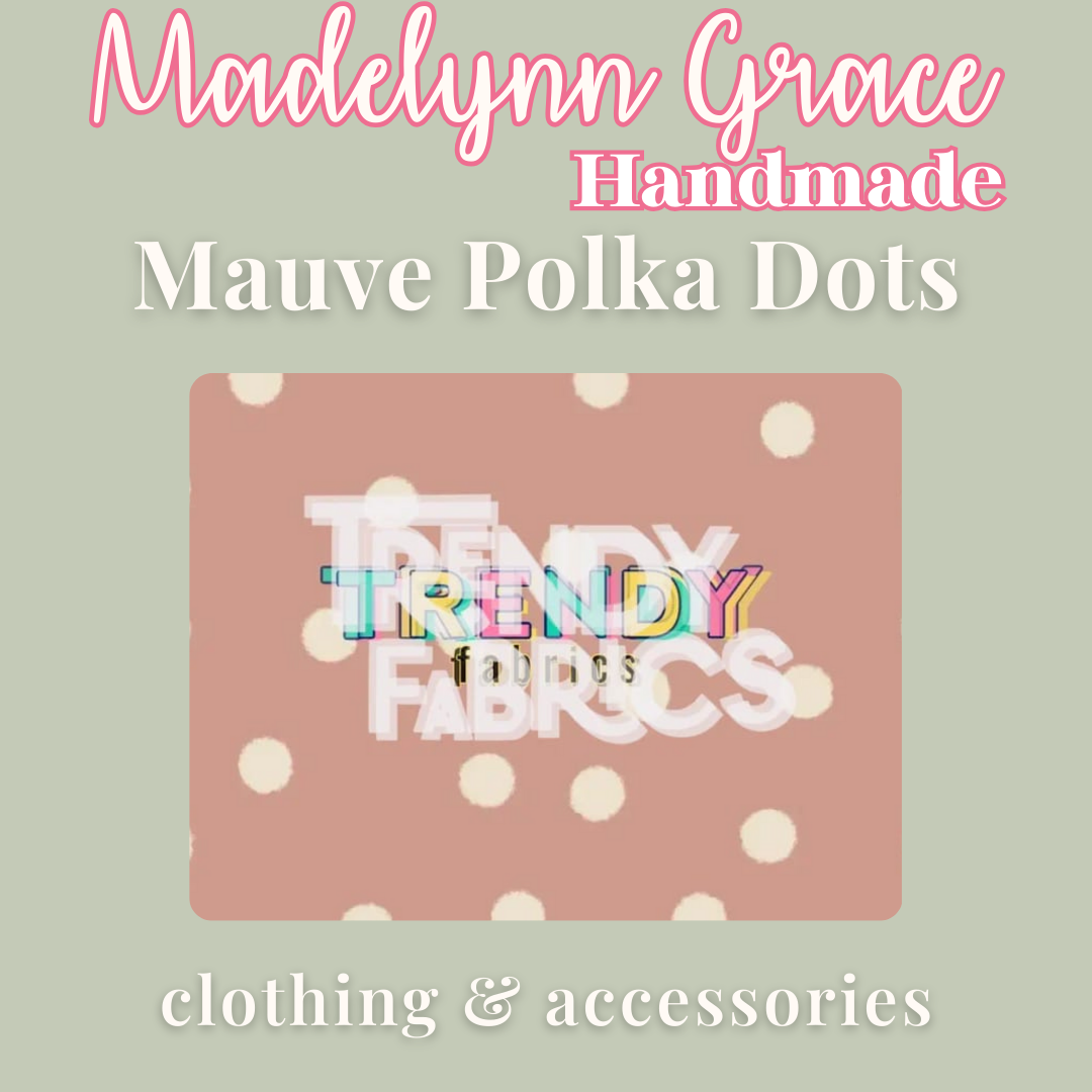 Mauve Polka Dots