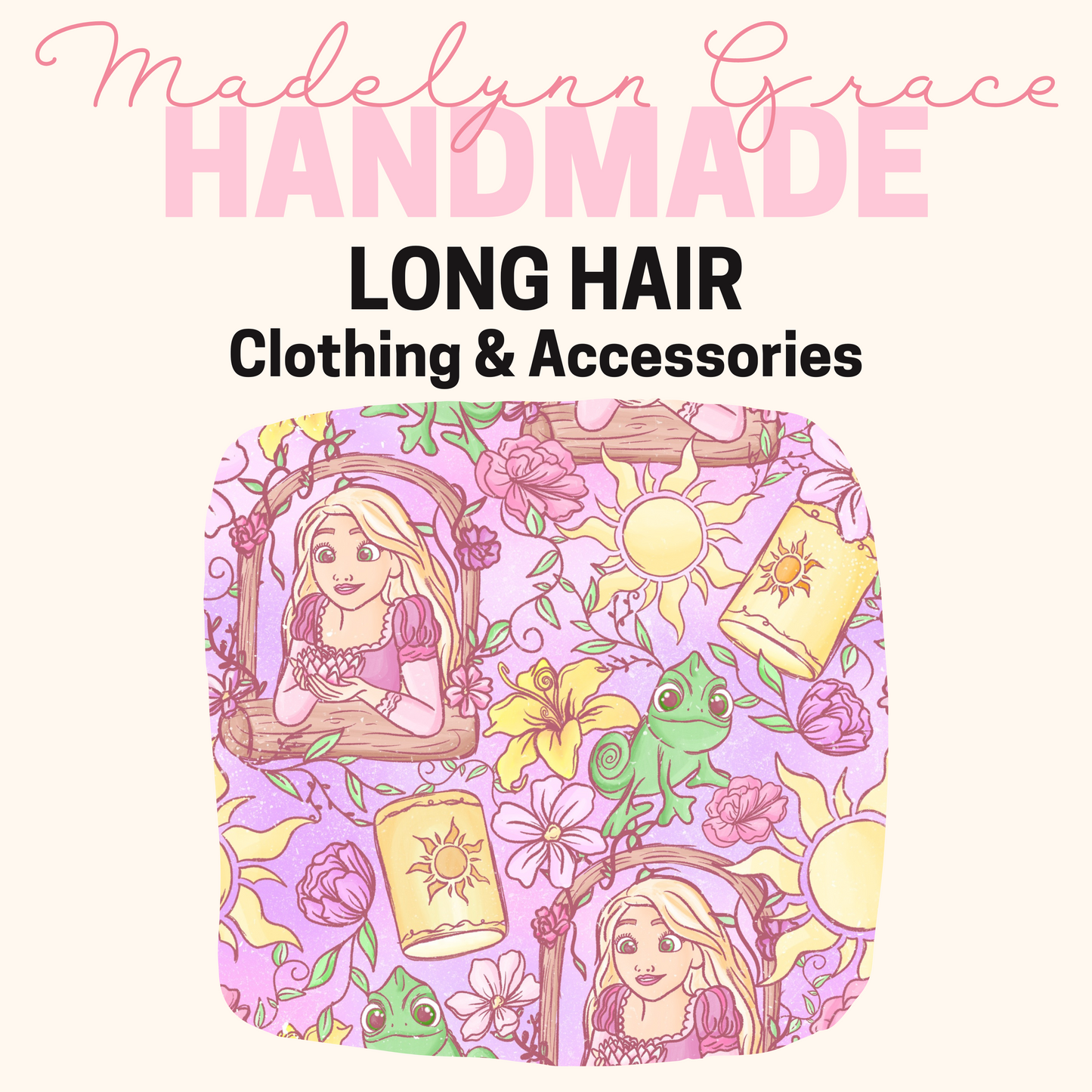 Long Hair- Character Drop- Kids Clothing & Accessories