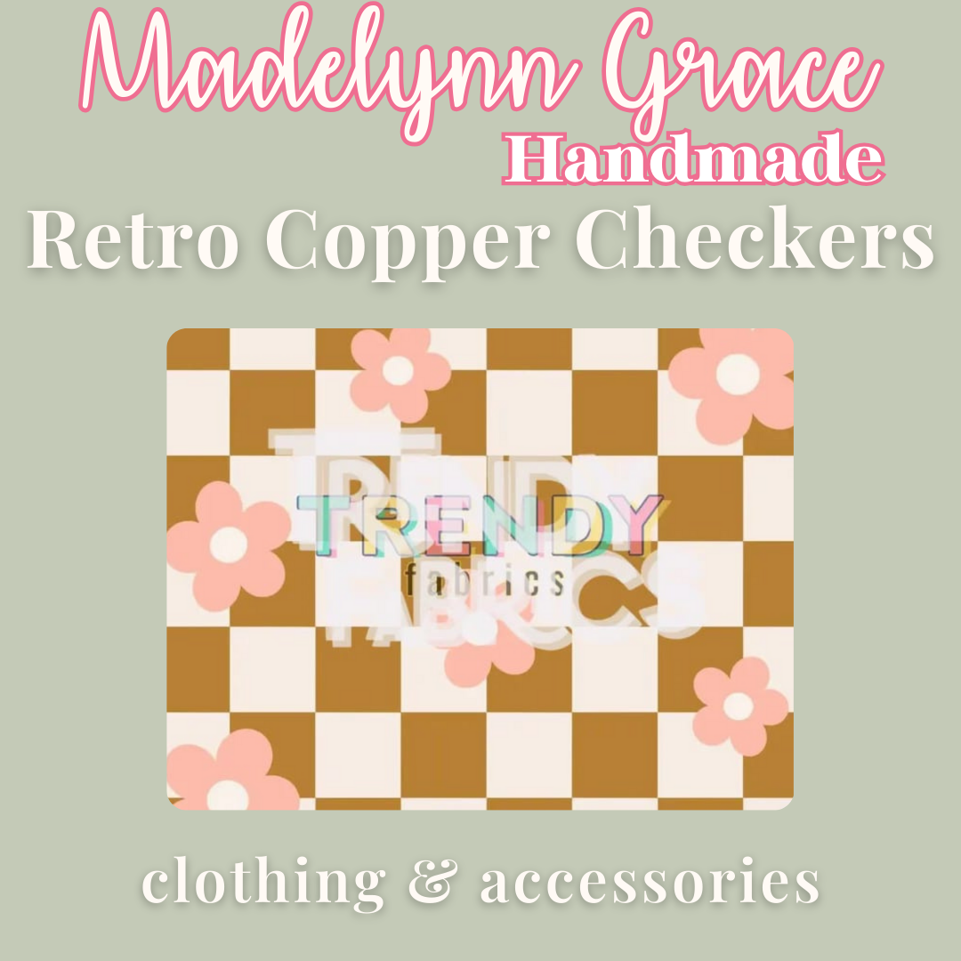 Retro Copper Checkers
