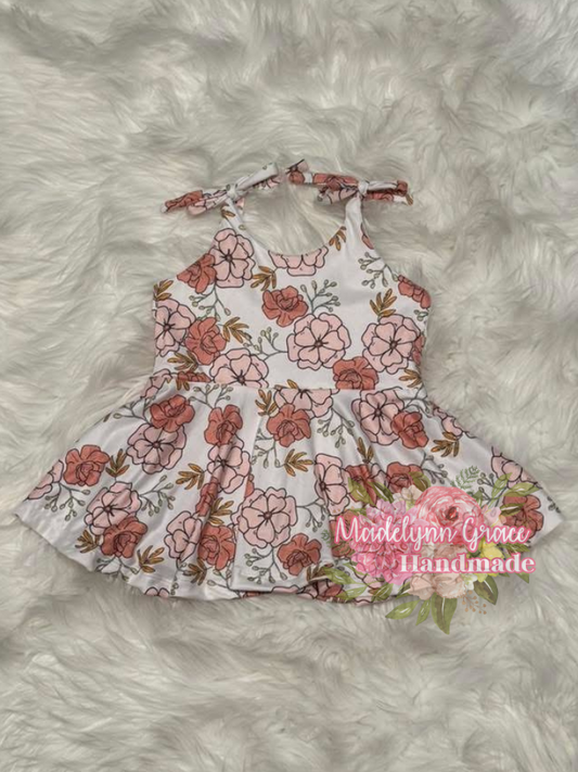 Floral Tie Tank 3T