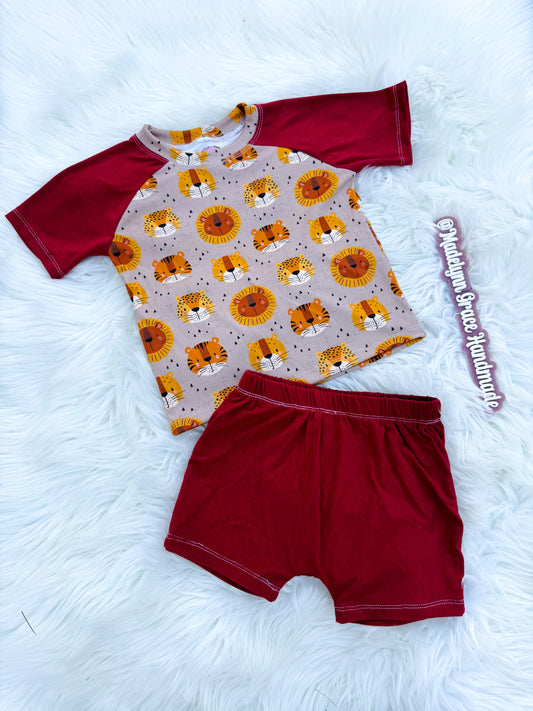 Tiger Shorties Set 2T,4T, + 6/7