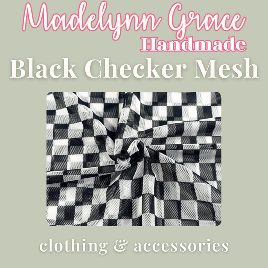 Black Checker Mesh