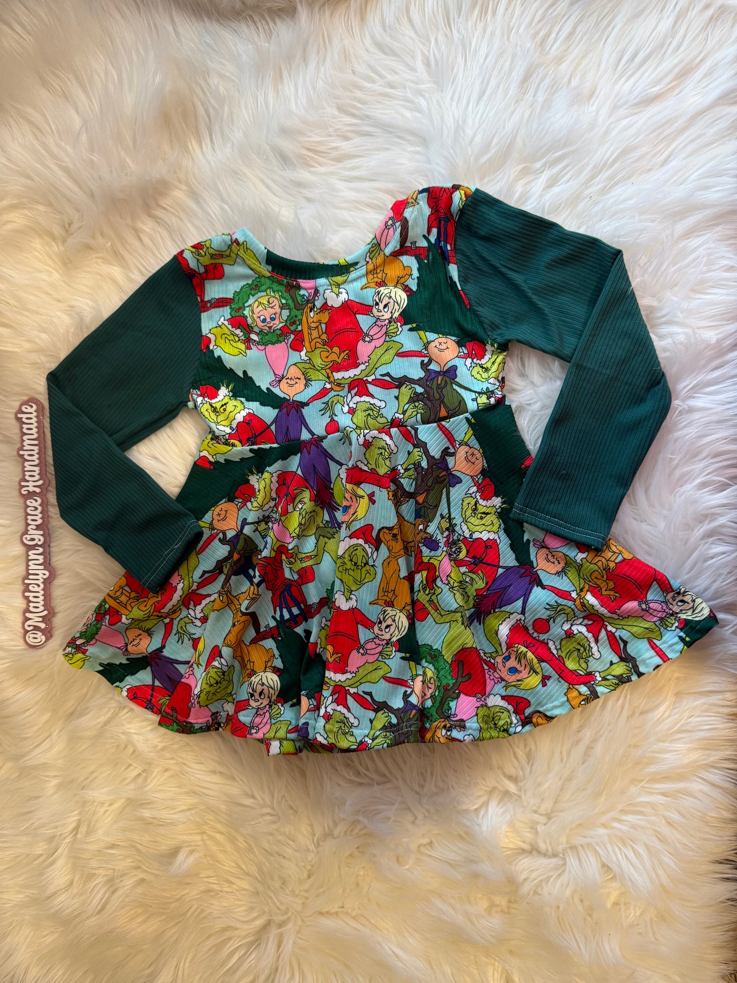 Meanie Who Scoop Back Peplum 6/7