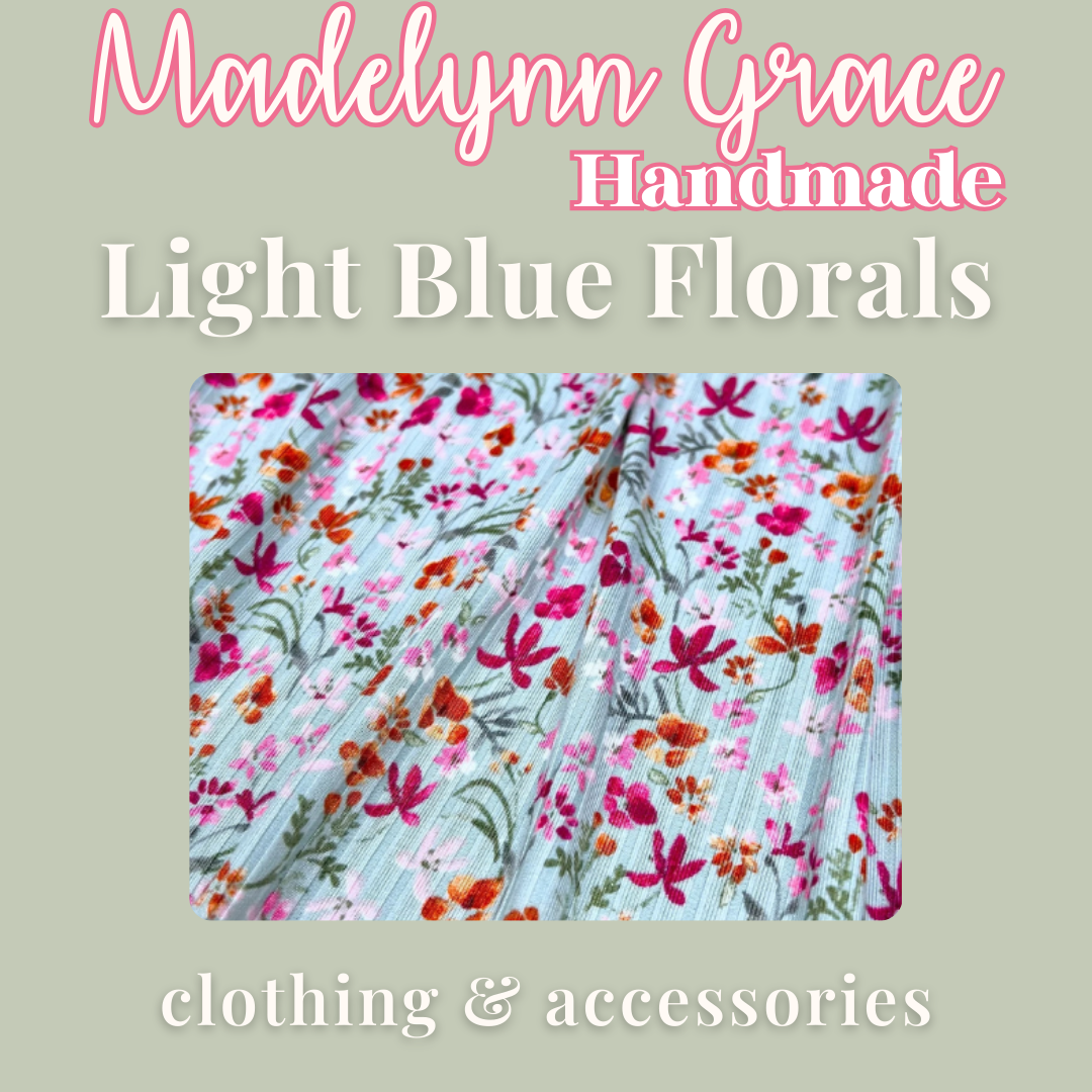 Light Blue Florals
