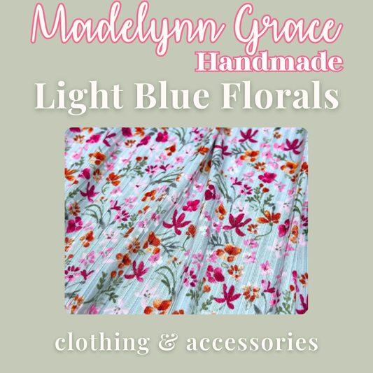 Light Blue Florals