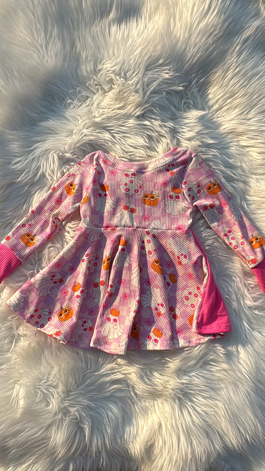Groovy Ghoul Scoopback Peplum 3T