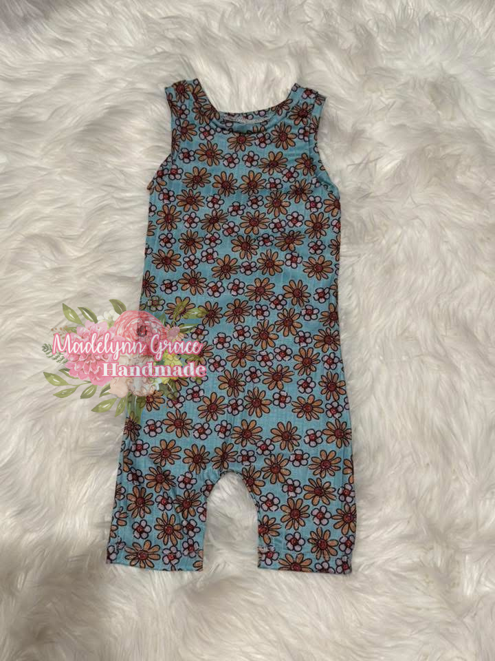 Blue Floral Jumper 18/24 M