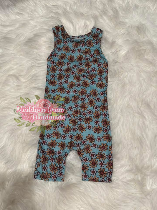 Blue Floral Jumper 18/24 M