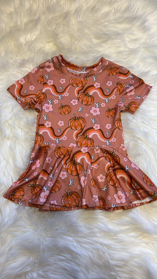 Boujee Punkin Peplum 6/7