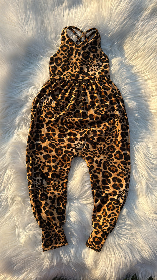 Leopard Calliope Romper 2T