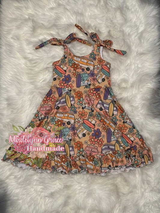 Groovy Tie Dress 5T