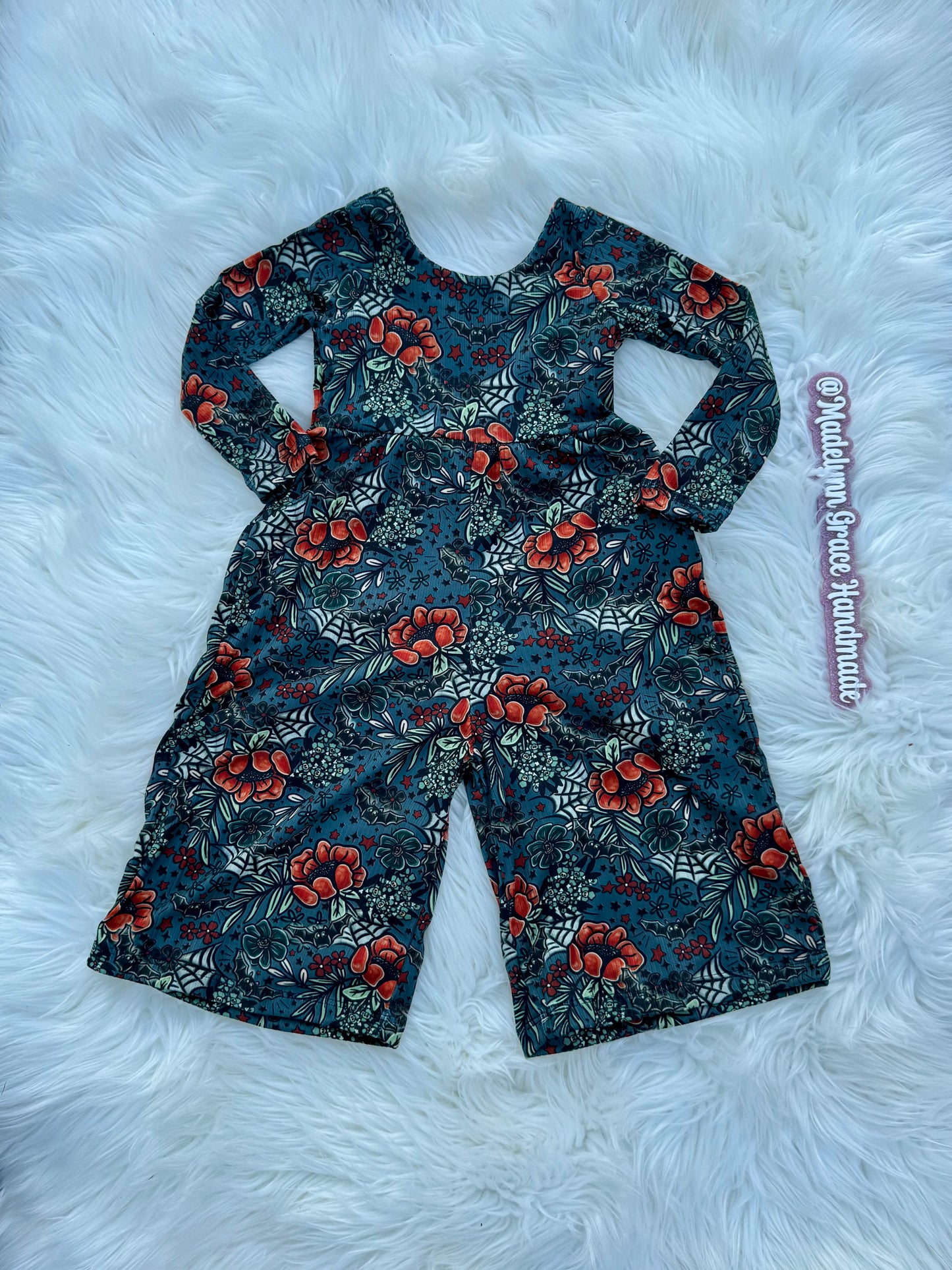 Midnight Web Romper 2T