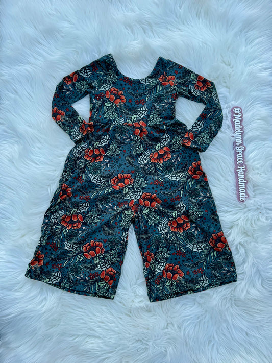 Midnight Web Romper 2T