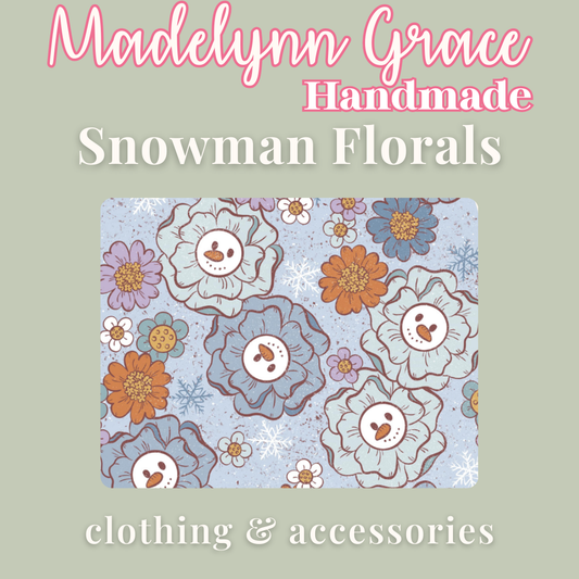 Snowman Florals