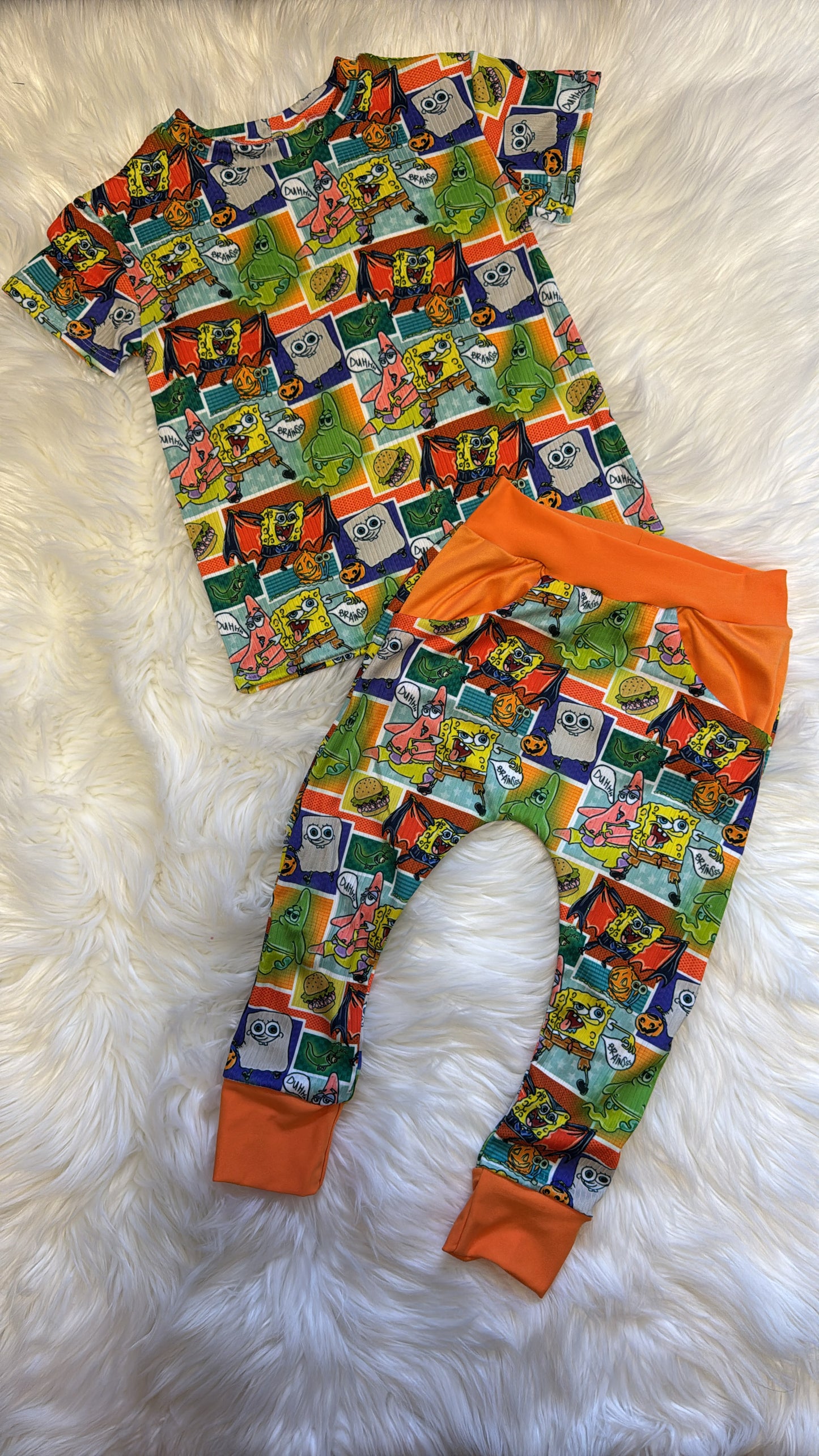 SpookyBob Tee + Jogger Set 3T