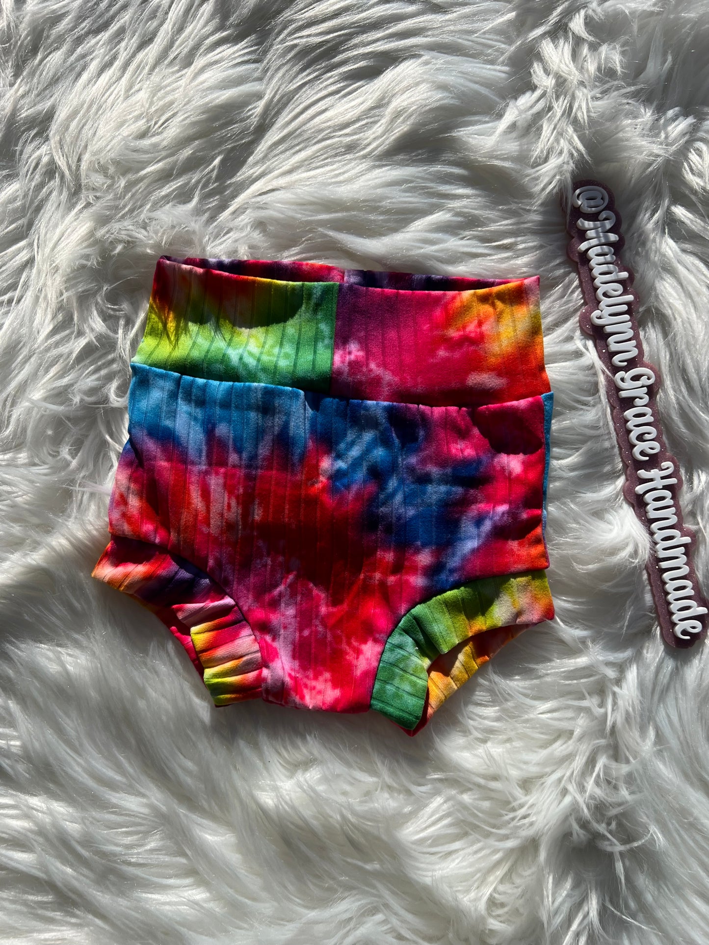 RTS- Tie Dye Bummies 6/9m or 9/12m