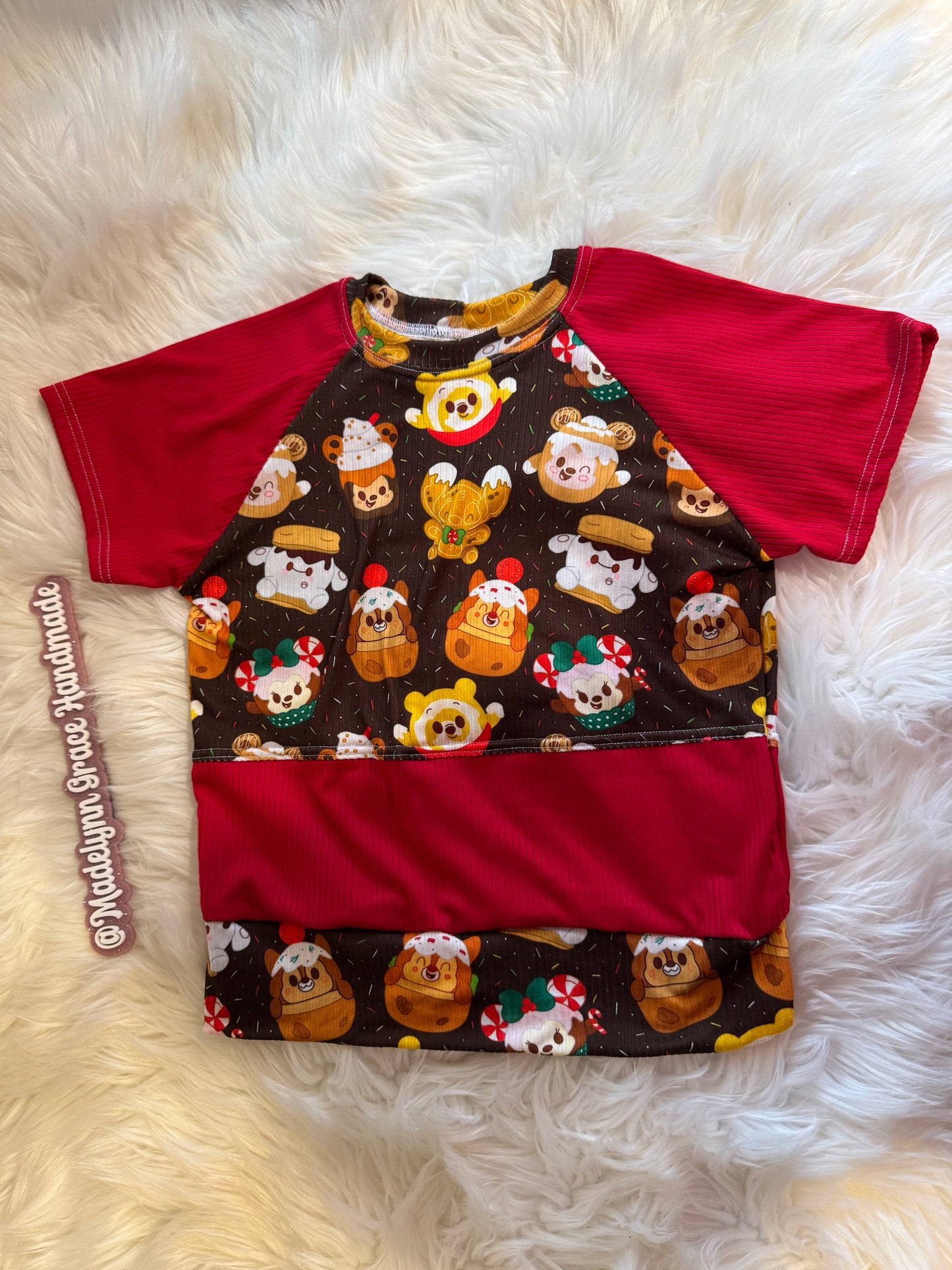 Holiday Treat Colorblock Raglan 6/7