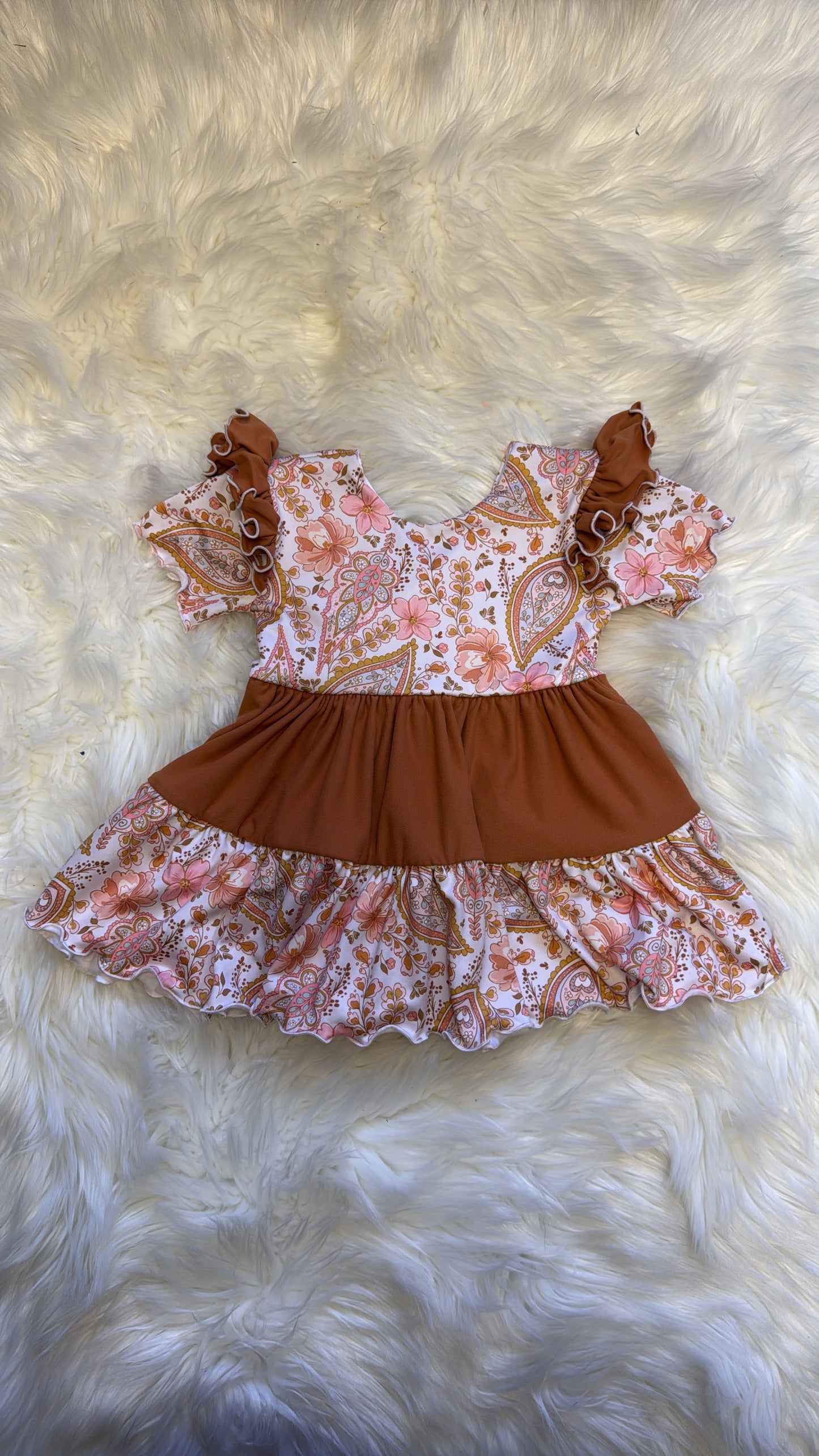 Paisley Magnolia Peplum 2T