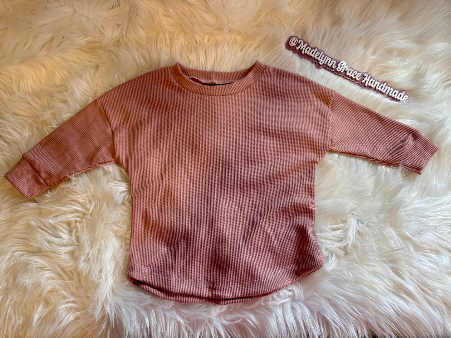 Pink Knit Dolman 18/24 M